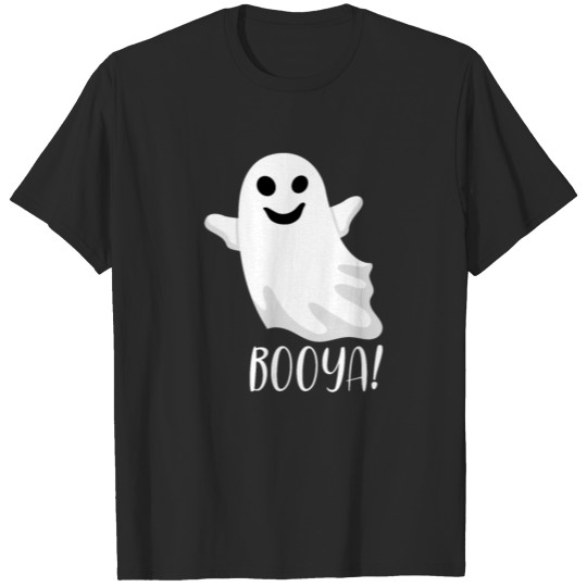 Booya Cute Ghost Creepy Spirit Halloween Gift T-shirt