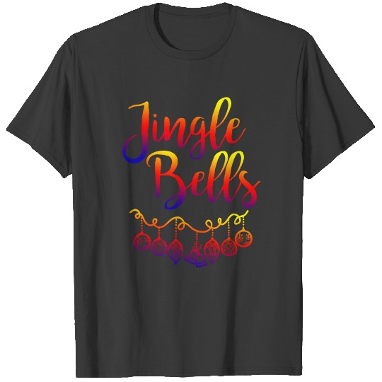 Jingle Bells gift idea xmas Christmas tree T-shirt