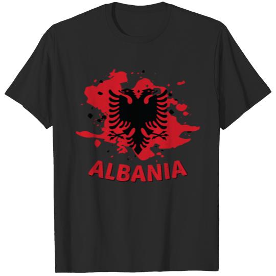 Discover Albanian Eagle Flag Shirt Gift Albania Red Kosovo T-shirt