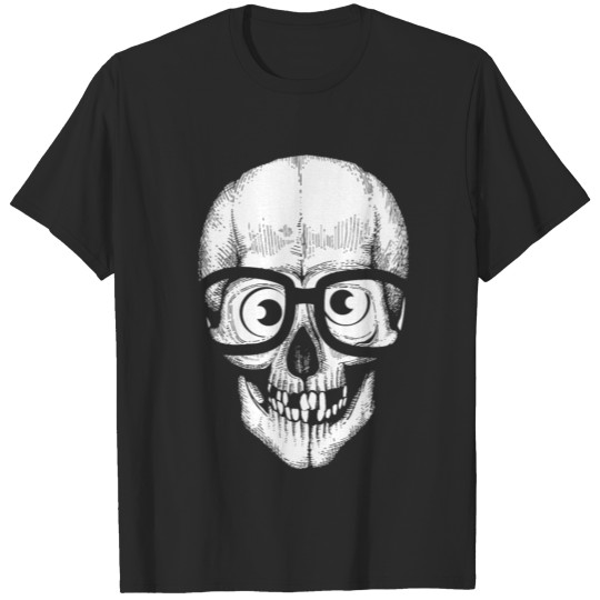 Discover nerd skull gift tshirt T-shirt