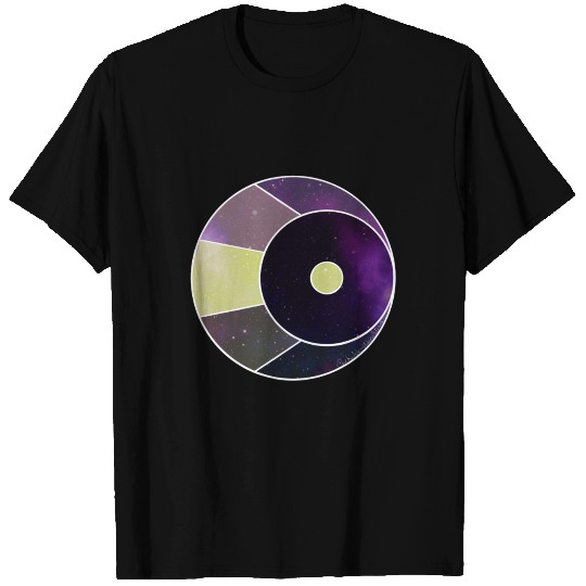 Waning Moon (purple/yellow) T-shirt