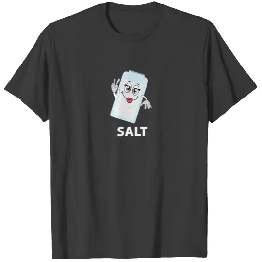 Salt Shaker Costume For Couples Salt and Pepper T-shirt