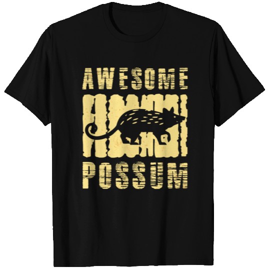 Funny Possum - Awesome - Nocturnal Marsupial T-shirt
