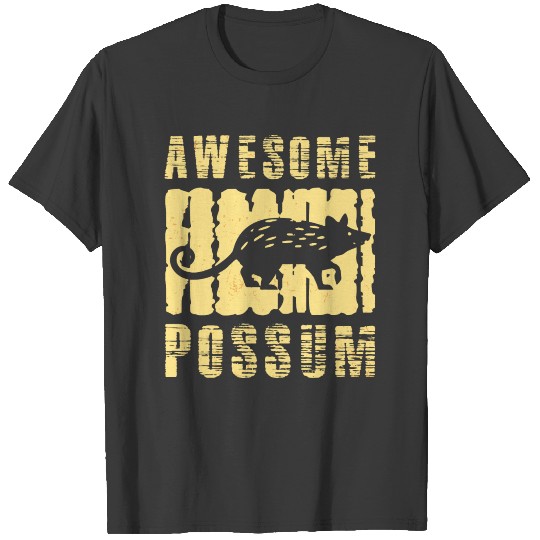 Funny Possum - Awesome - Nocturnal Marsupial T-shirt