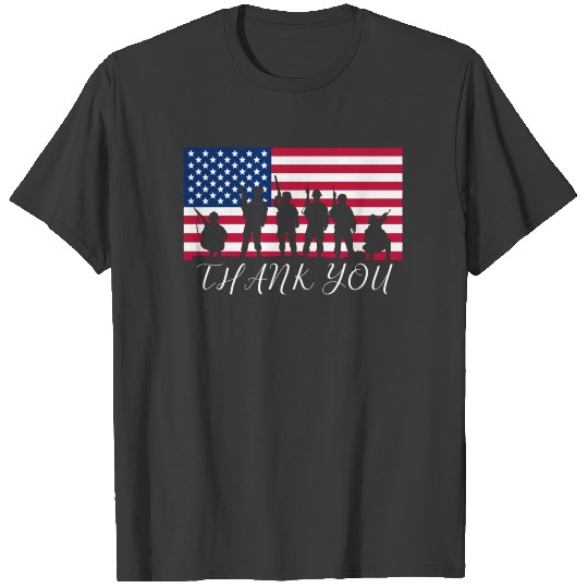 Veterans Thank You Patriotic T-shirt