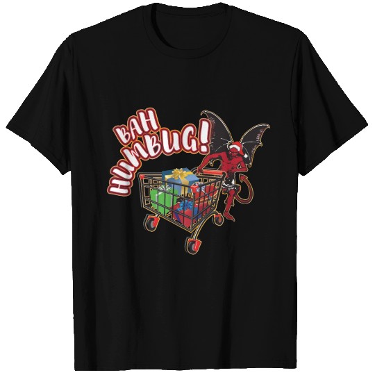 Christmas Shopping with the Devil - Bah Humbug! T-shirt