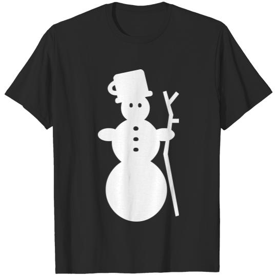 Discover Snowman with bucket T-shirt