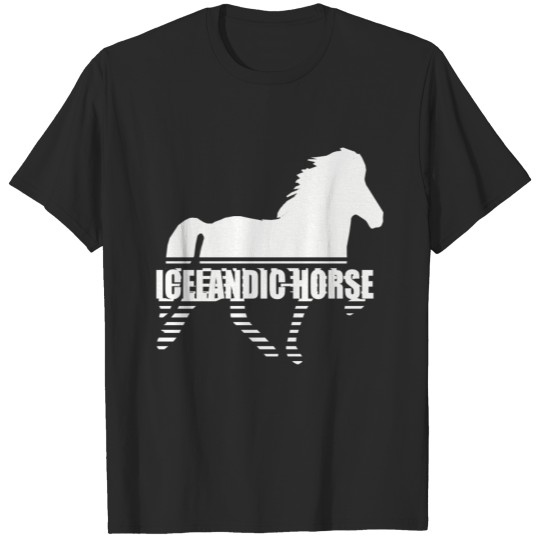 Discover Icelandic Horse: Pony Merch T-shirt