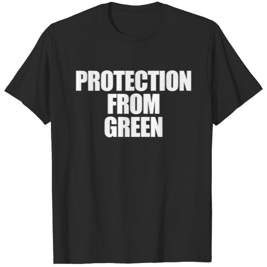 Discover protection from green negative T-shirt