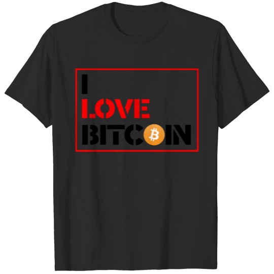 Discover I Love Bitcoin T-shirt