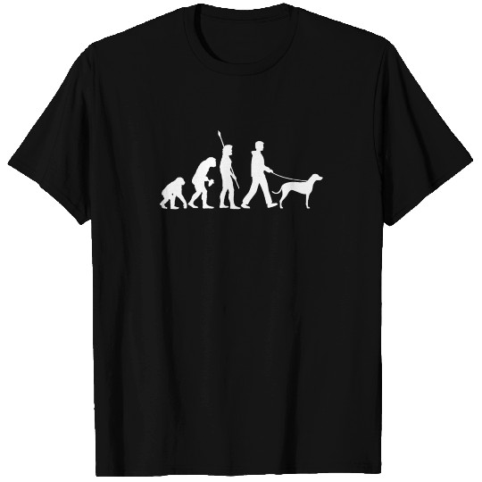 Rhodesian Ridgeback Graphic Dog Evolution Art T-shirt