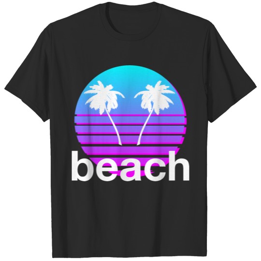 beach retro T-shirt