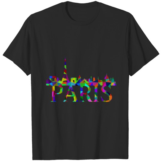 Discover Paris Colorful T-shirt