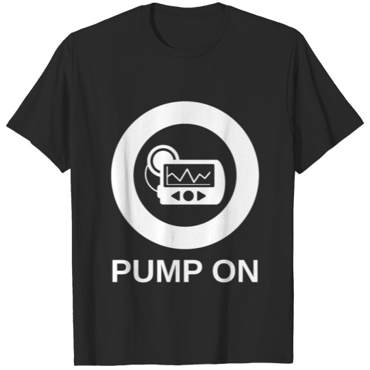 Diabetes Awareness Insulin Pump Circle Pump On T-shirt