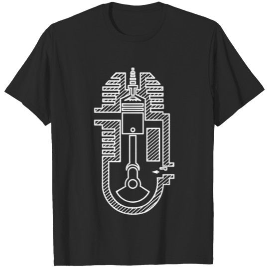Discover Four-stroke engine engine T-shirt