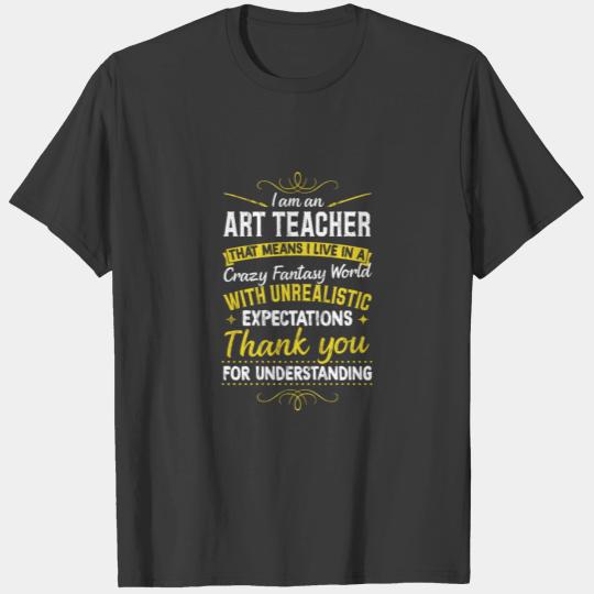Fantasy World Art Teacher School Teacher Painting T-shirt