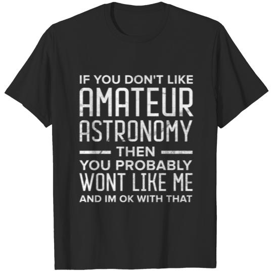 Astronomy Universe Stars Astronaut Space Geek Gift T-shirt