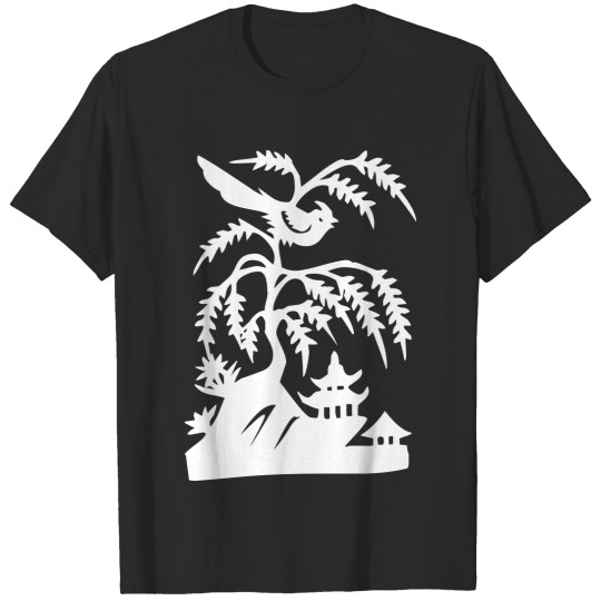 Discover Tree With A Bird T-shirt