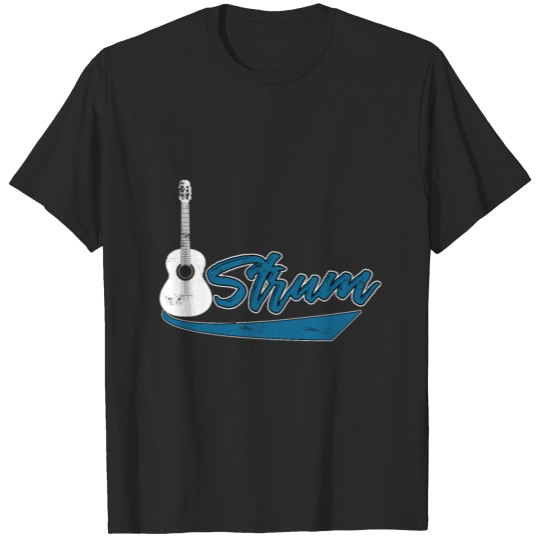 Discover Strum Guitar Christmas Gift Birthday Kids T-shirt
