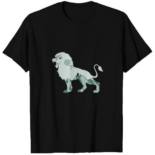 lion gift wilderness safari Africa T-shirt