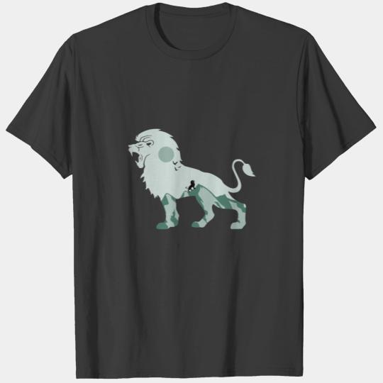 lion gift wilderness safari Africa T-shirt