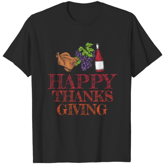 Discover happy thanks giving T-shirt