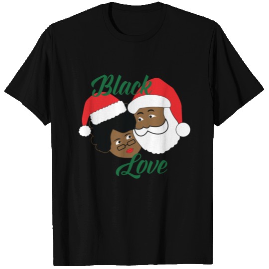 Black Santa & Mrs. Claus T-shirt