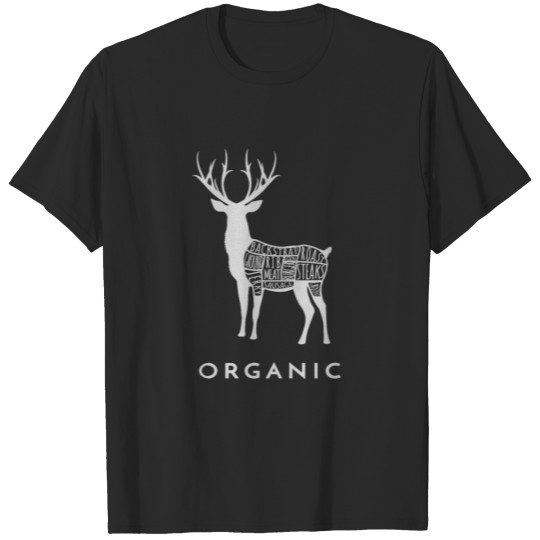 Discover Deer Cuts of Meat: Organic T-shirt