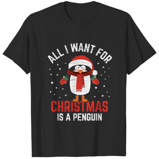 Discover Penguin Christmas Gift T-shirt