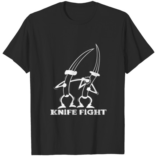Discover knife fight T-shirt