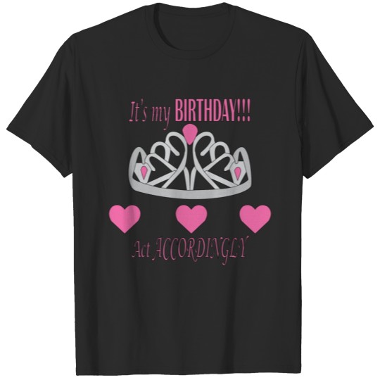 Discover Girl's Birthday T-shirt