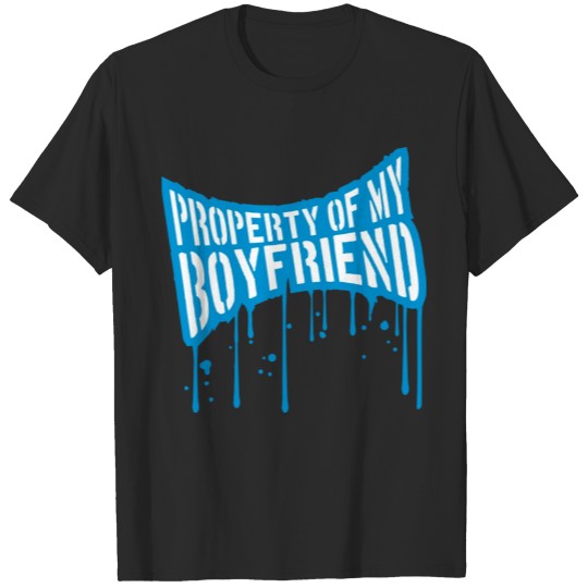 Discover graffiti drop stamp funny silhouette logo Property T-shirt