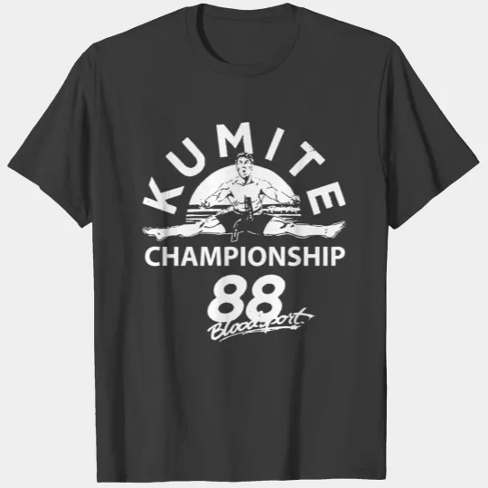 Bloodsport Jean Claude Van Damme Martial Arts T-shirt