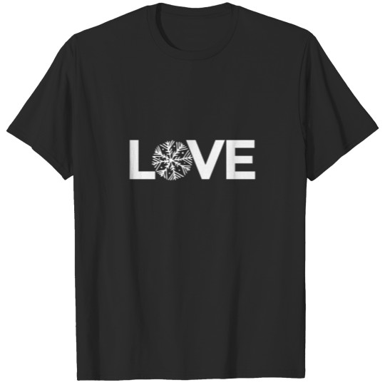 Discover Love Snowflake Winter Shirt Gift T-shirt