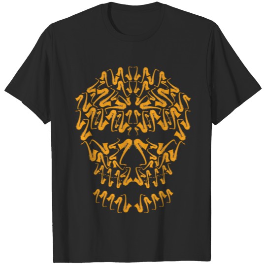 Discover Skull Saxophones | Music Instruments Saxophonist T-shirt