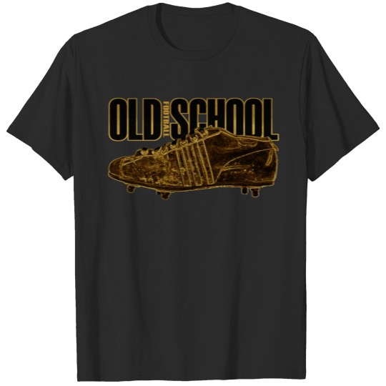 Discover Old school football GOLD T-shirt