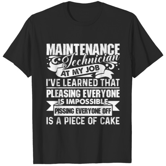Discover Maintenance Technician Tee Shirt T-shirt