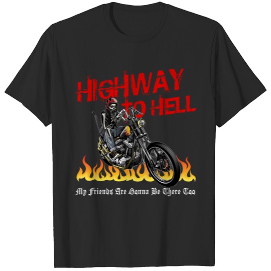 Discover Highway to Hell motorcycle T-shirt
