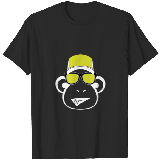 Discover Monkey with Sunglasses Gift christmas birthday kid T-shirt