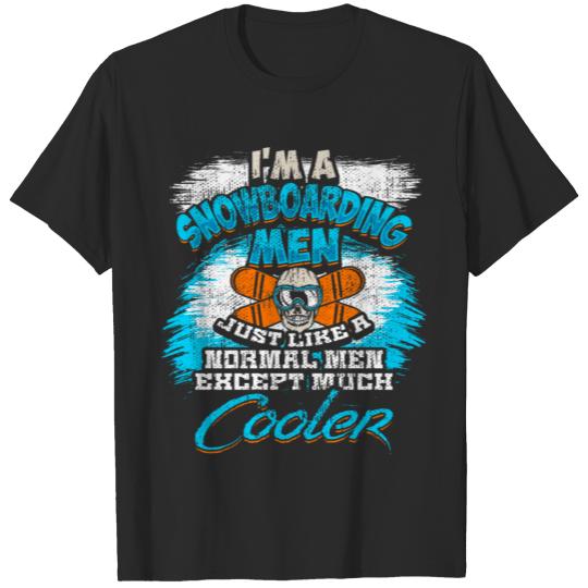 Discover Snowboarding Men T-shirt