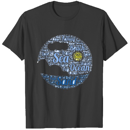 Ocean Word-Art T-shirt