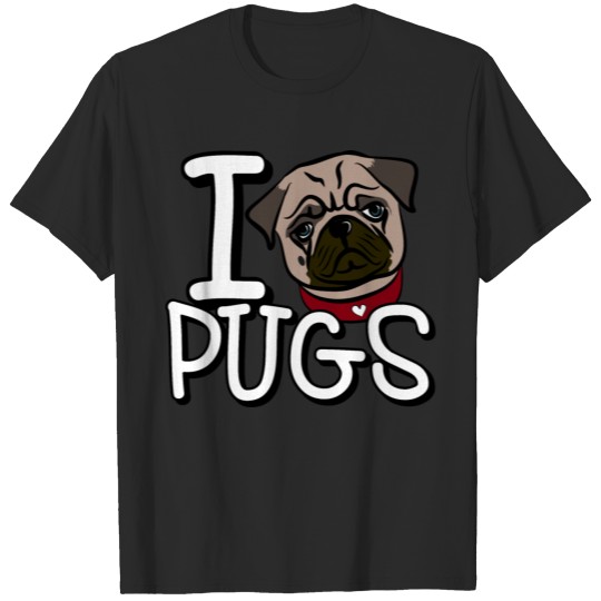 Discover I love Pugs T-shirt