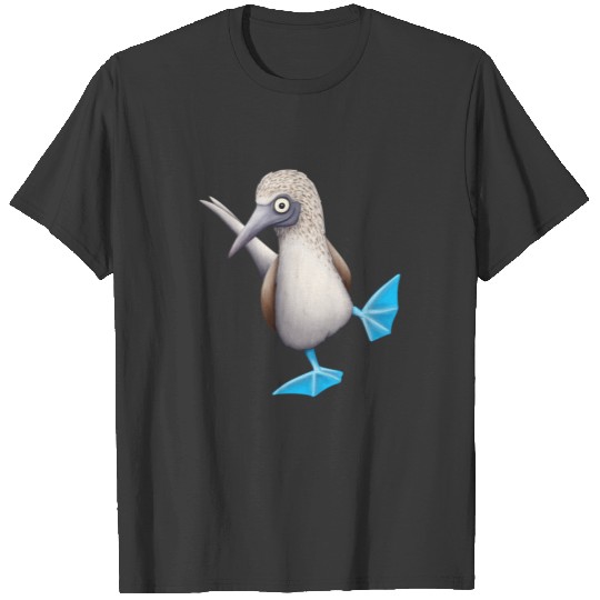 Funny Dancing Blue-Footed Booby Cool Sea Bird Gift T-shirt
