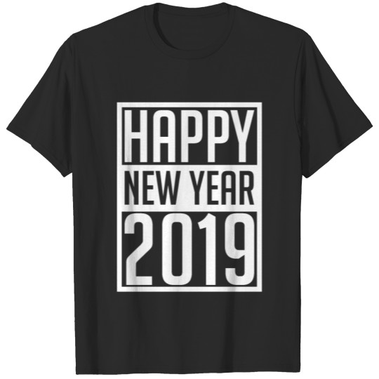 Discover Happy New Year 2019 TShirt Cool Celebration Gift T-shirt