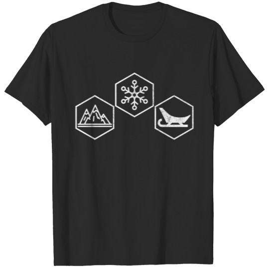 Discover Winter sports snow sled T-shirt