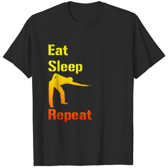 Discover Eat Sleep Snooker Repeat T-shirt