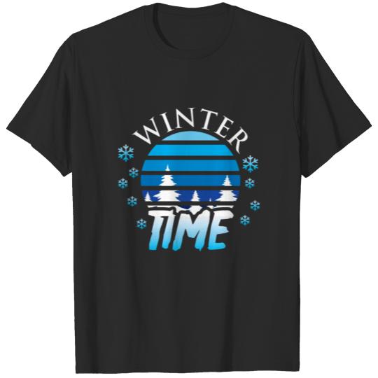 Discover Winter Time Snow Season Gift Idea T-shirt