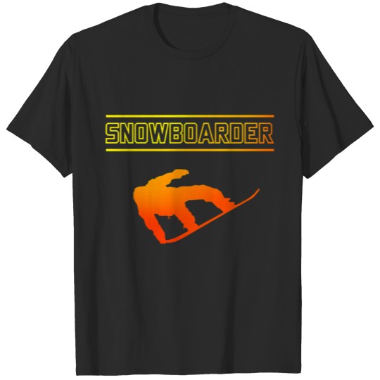 Discover Jumping Snowboarder Boarder Snowboarding T-shirt