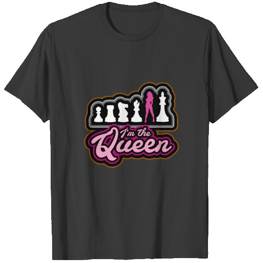 I’m the queen gift Christmas sexy chess T-shirt