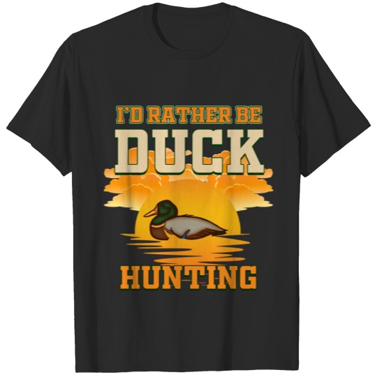 Discover Duck Hunting Bird Hunter Young Hunter Hobby Gift T-shirt
